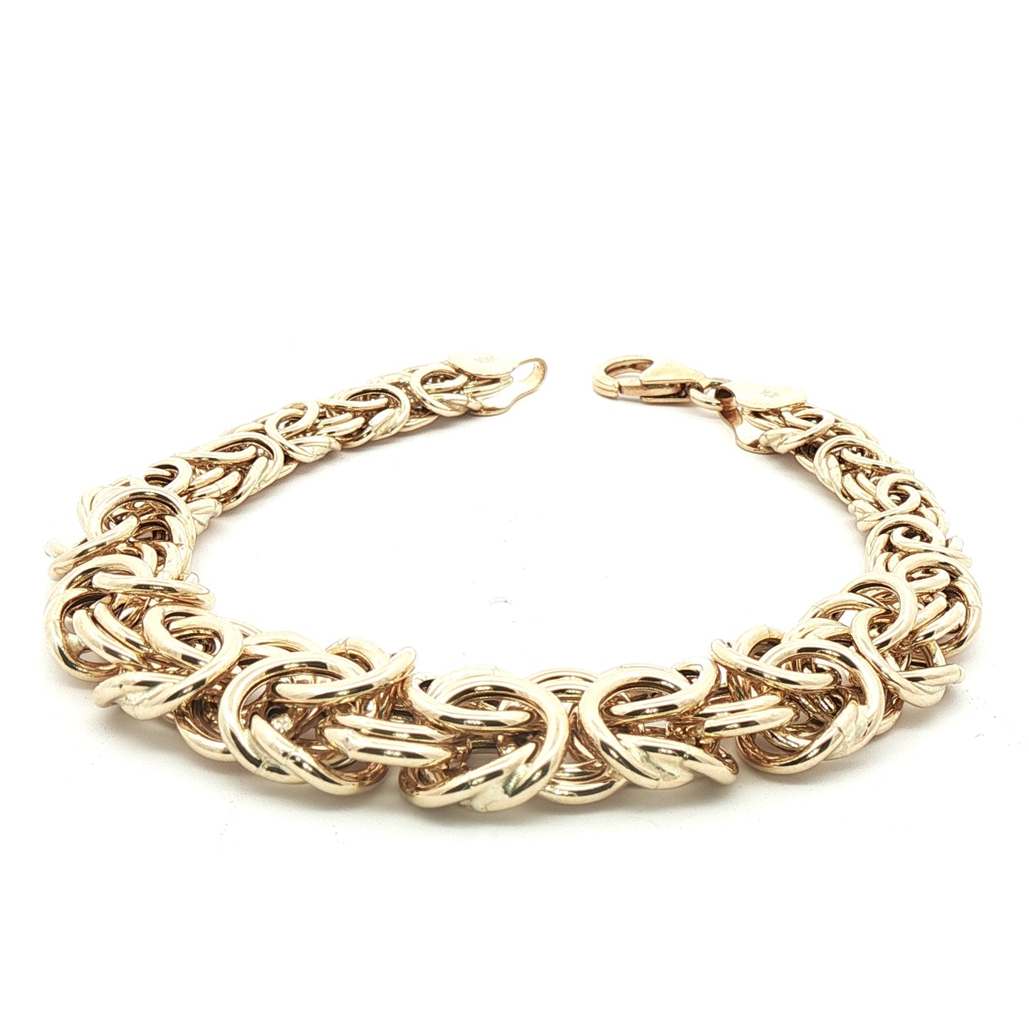 Byzantine Necklace and Bracelet 10K Gold