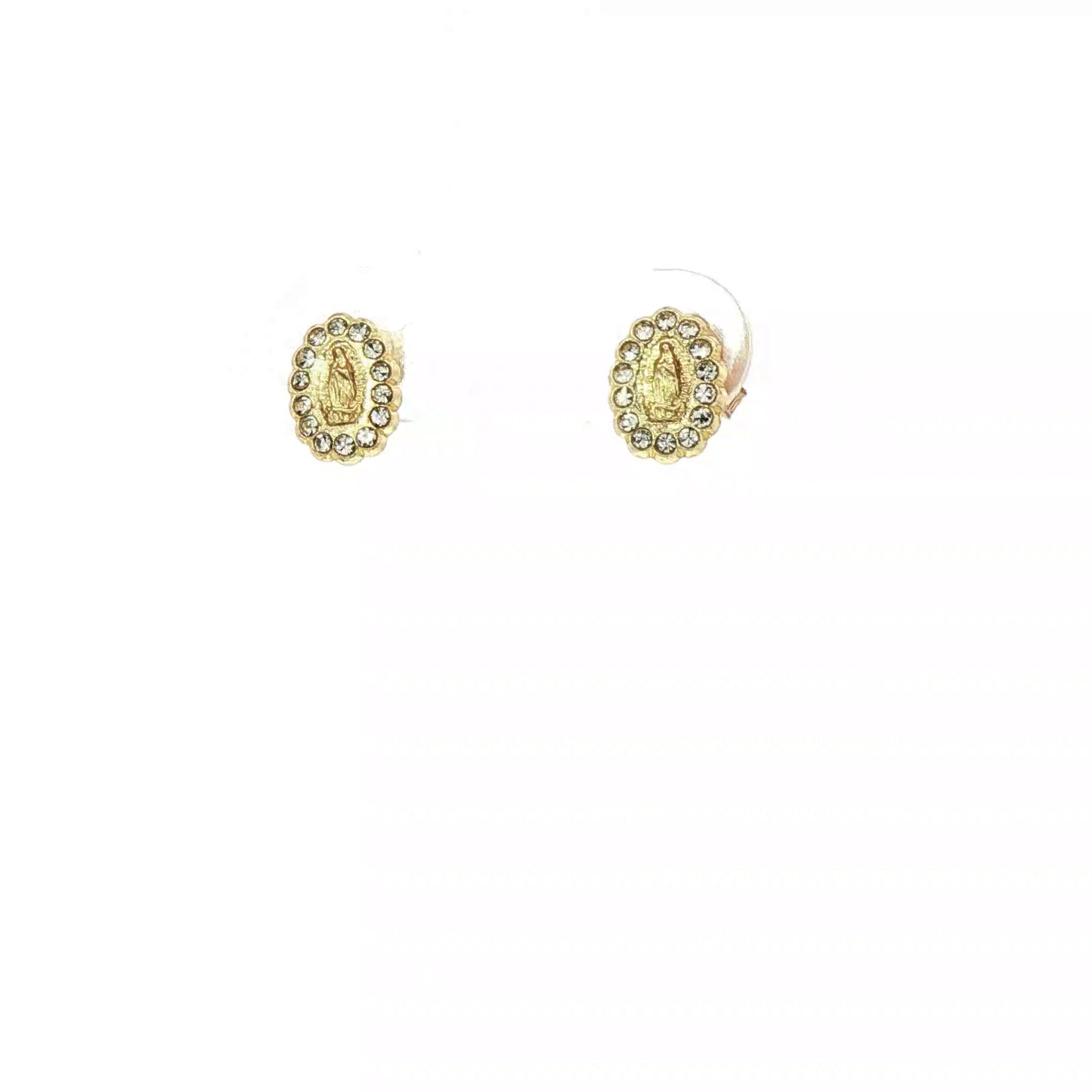 Classic Cabochon Virgin Stud Earrings