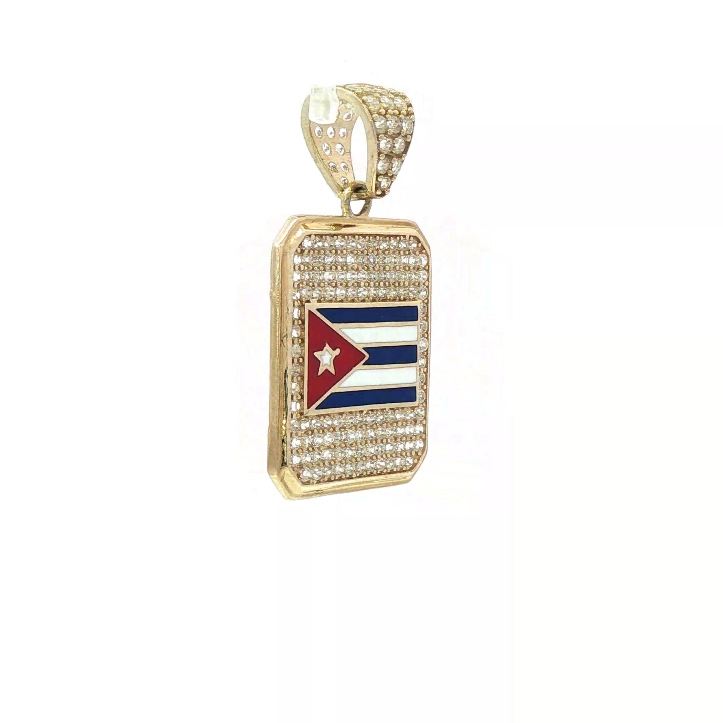 PENDANT WITH CUBAN FLAG