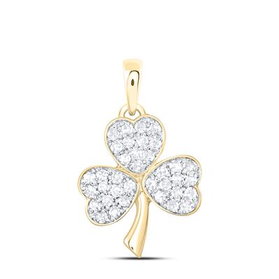 Elegant clover three leaf small pendant