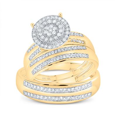 Round Trio Set Ring