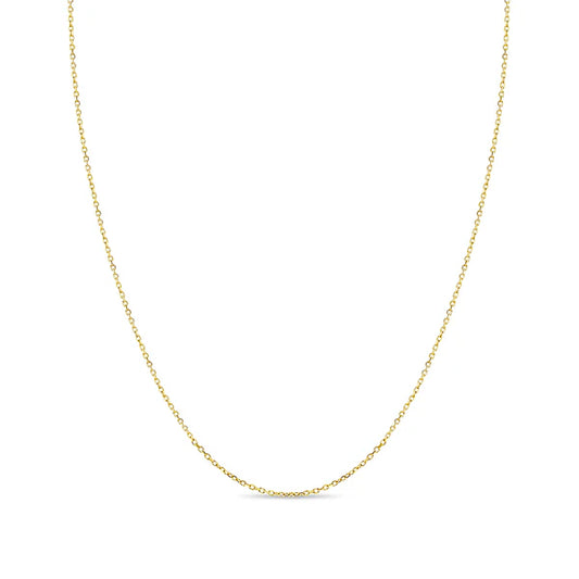 18k Classic 1mm Link Children's Necklace