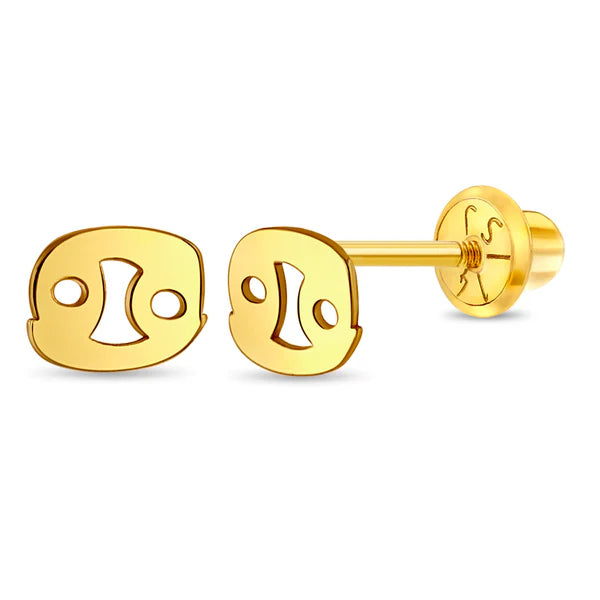 Zodiac Sign Baby 14KT earring