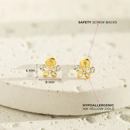 Fluttering Butterfly Earrings