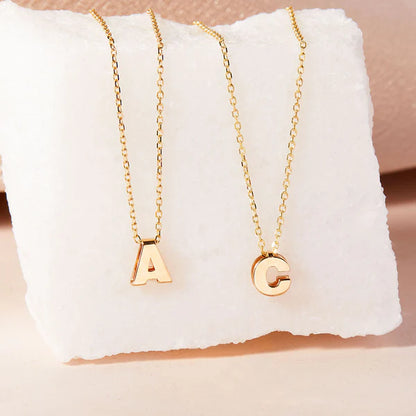 Initial Letter Charm Girls Pendant