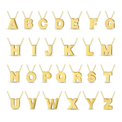 Initial Letter Charm Girls Pendant
