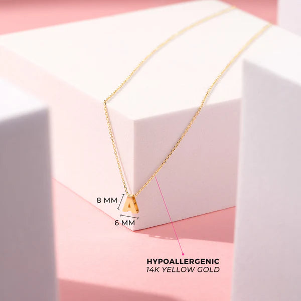 Initial Letter Charm Girls Pendant