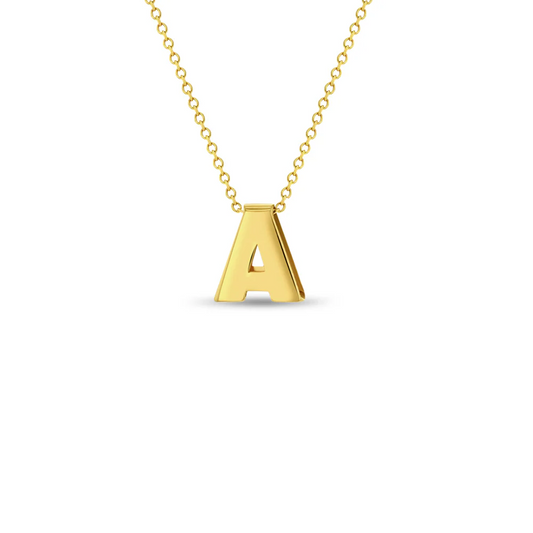 Initial Letter Charm Girls Pendant