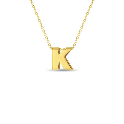 Initial Letter Charm Girls Pendant