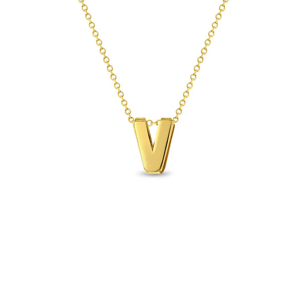 Initial Letter Charm Girls Pendant
