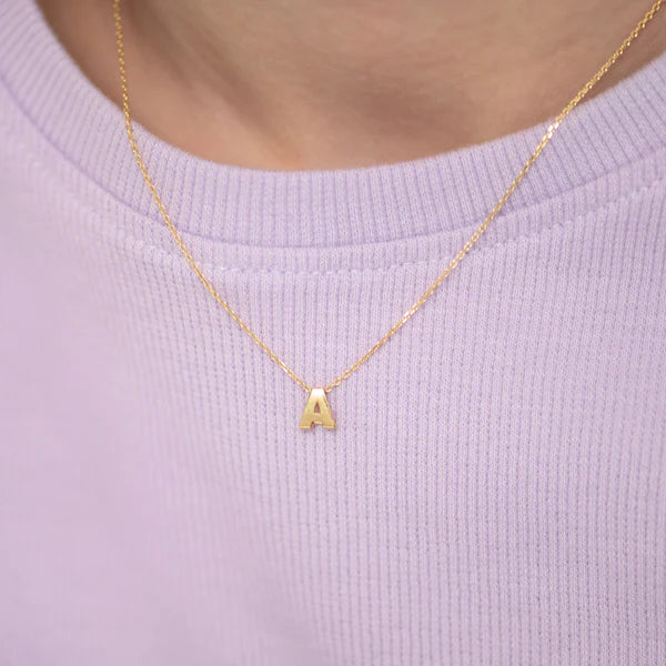 Initial Letter Charm Girls Pendant