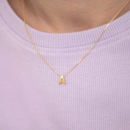 Initial Letter Charm Girls Pendant