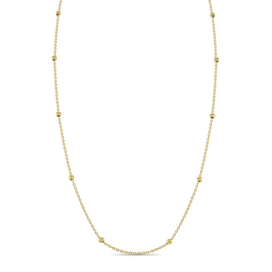 Simple Polished Satellite Kids Necklace