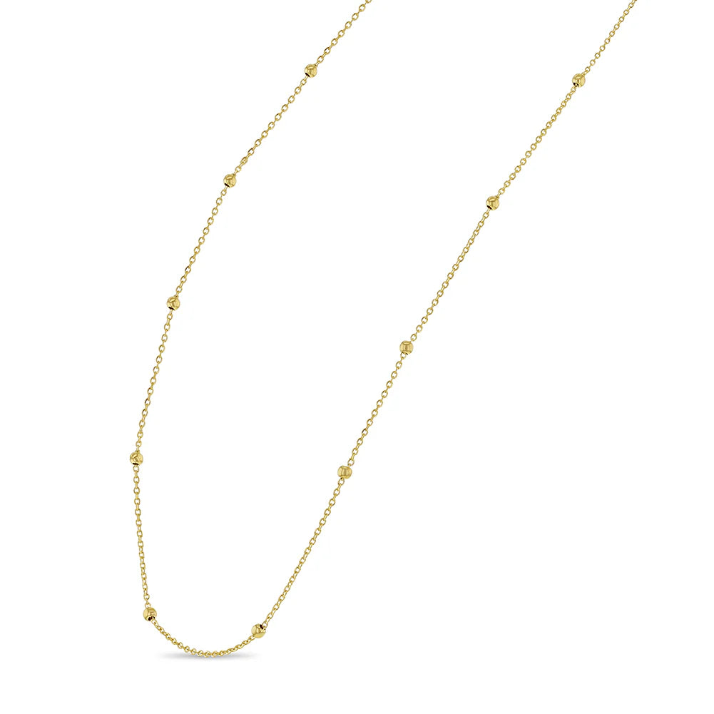 Simple Polished Satellite Kids Necklace