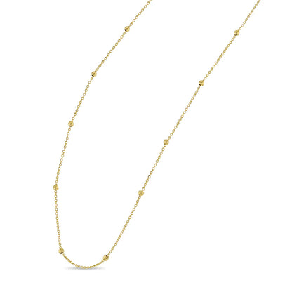 Simple Polished Satellite Kids Necklace
