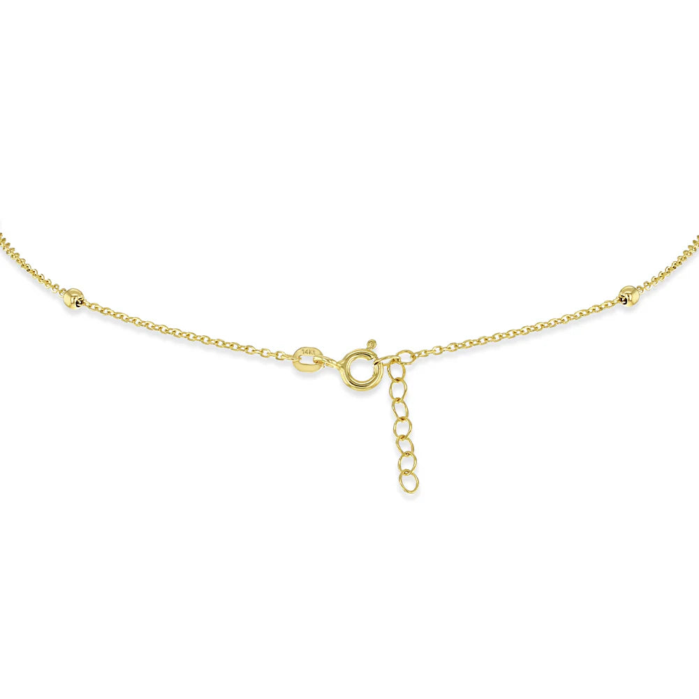 Simple Polished Satellite Kids Necklace