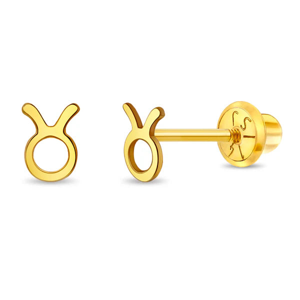 Zodiac Sign Baby 14KT earring