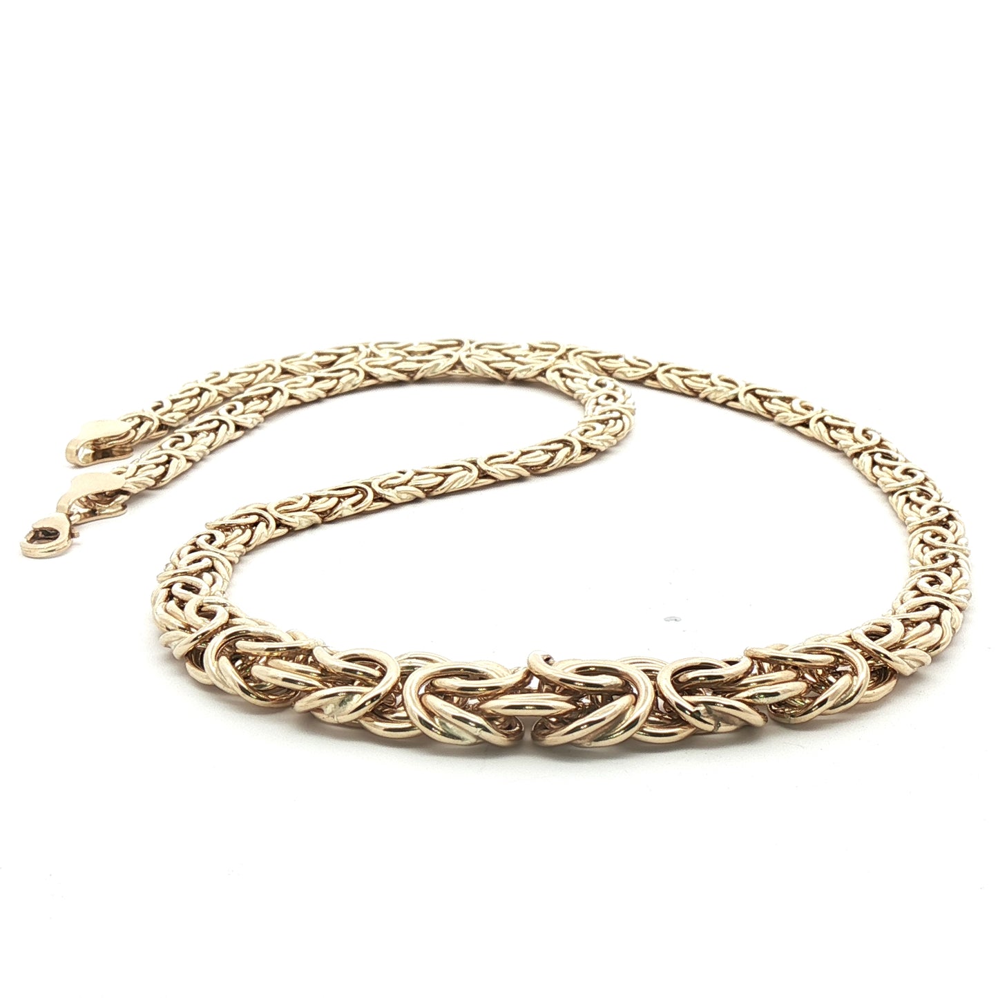 Byzantine Necklace and Bracelet 10K Gold