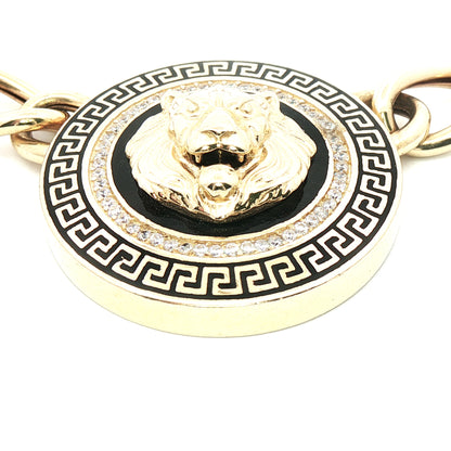 14K Gold Lion Luxurious Chain Necklace