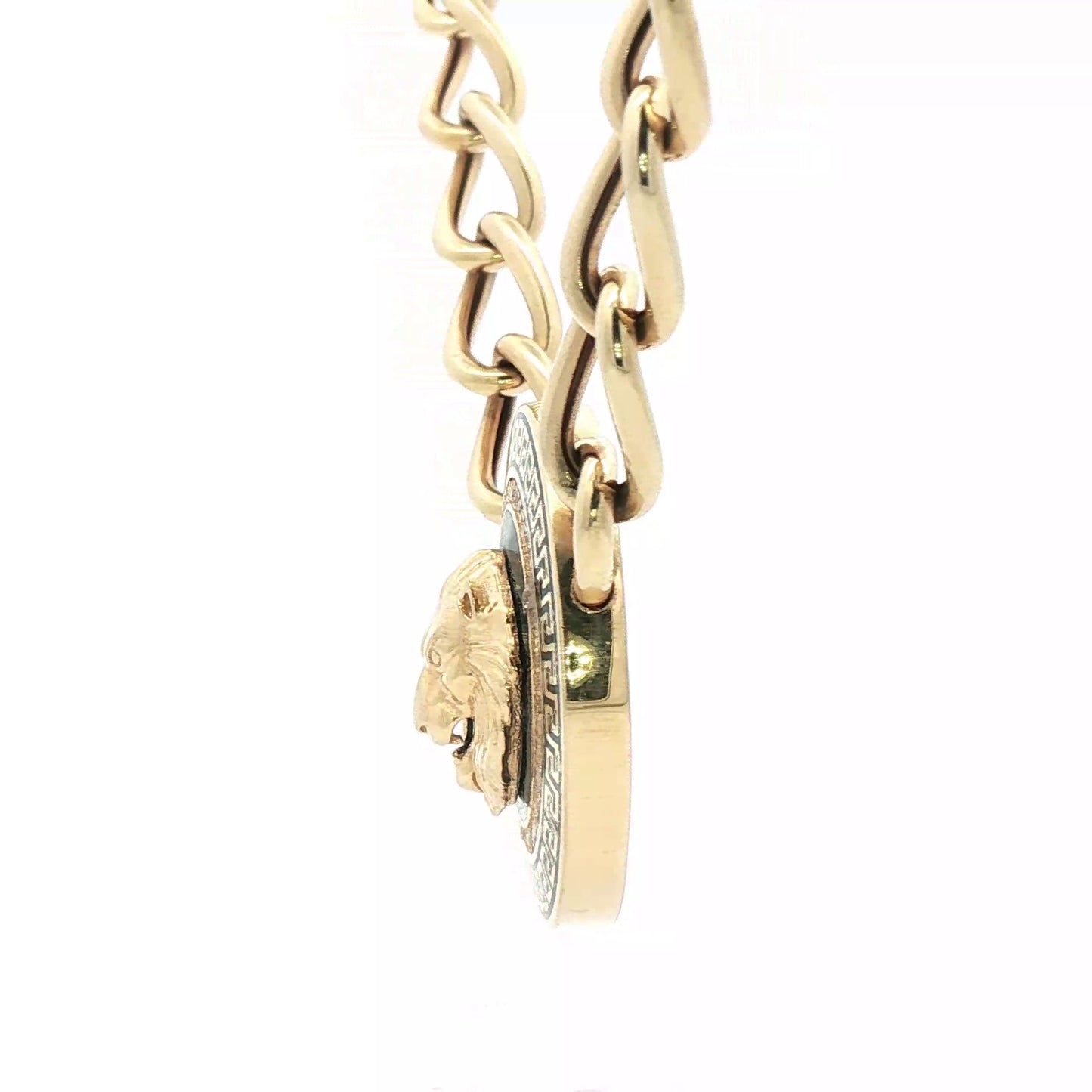 14K Gold Lion Luxurious Chain Necklace