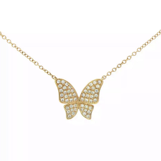Elegant shiny butterfly