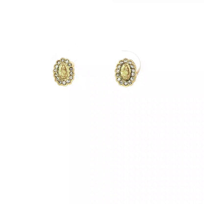 Classic Cabochon Virgin Stud Earrings