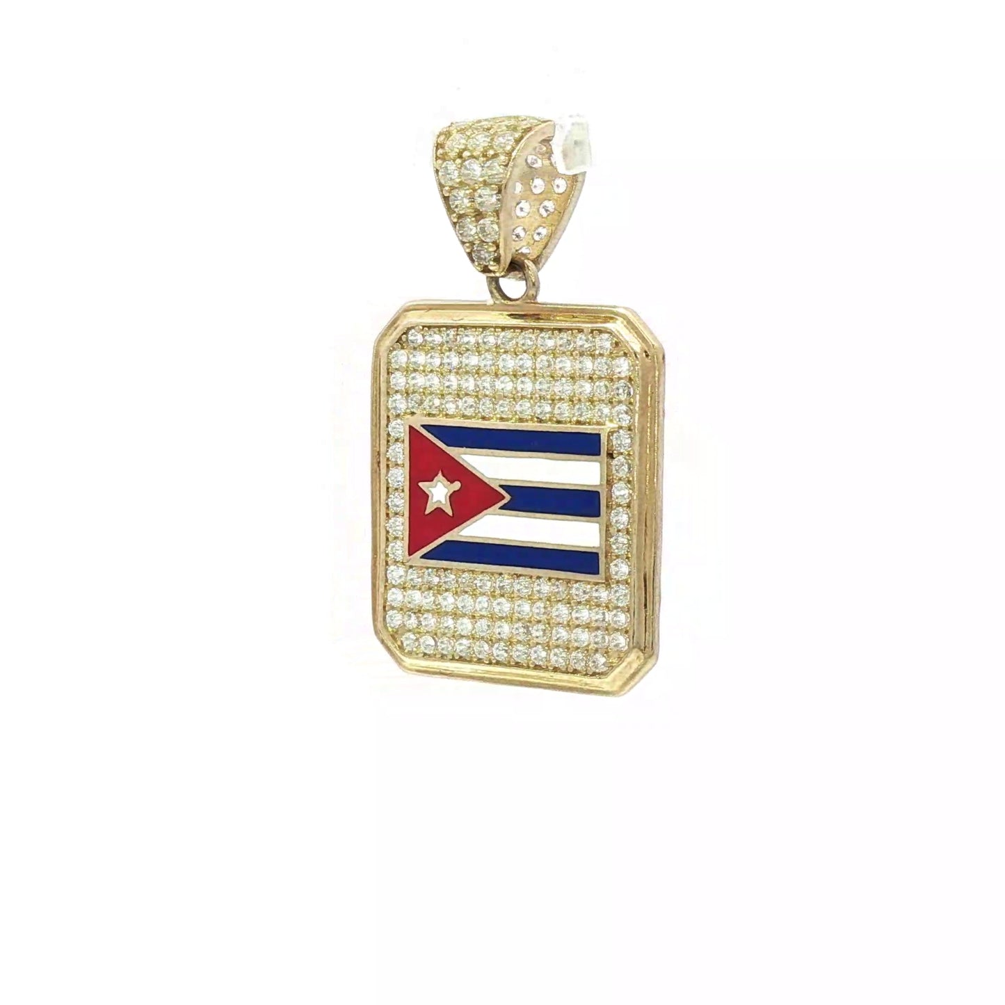 PENDANT WITH CUBAN FLAG