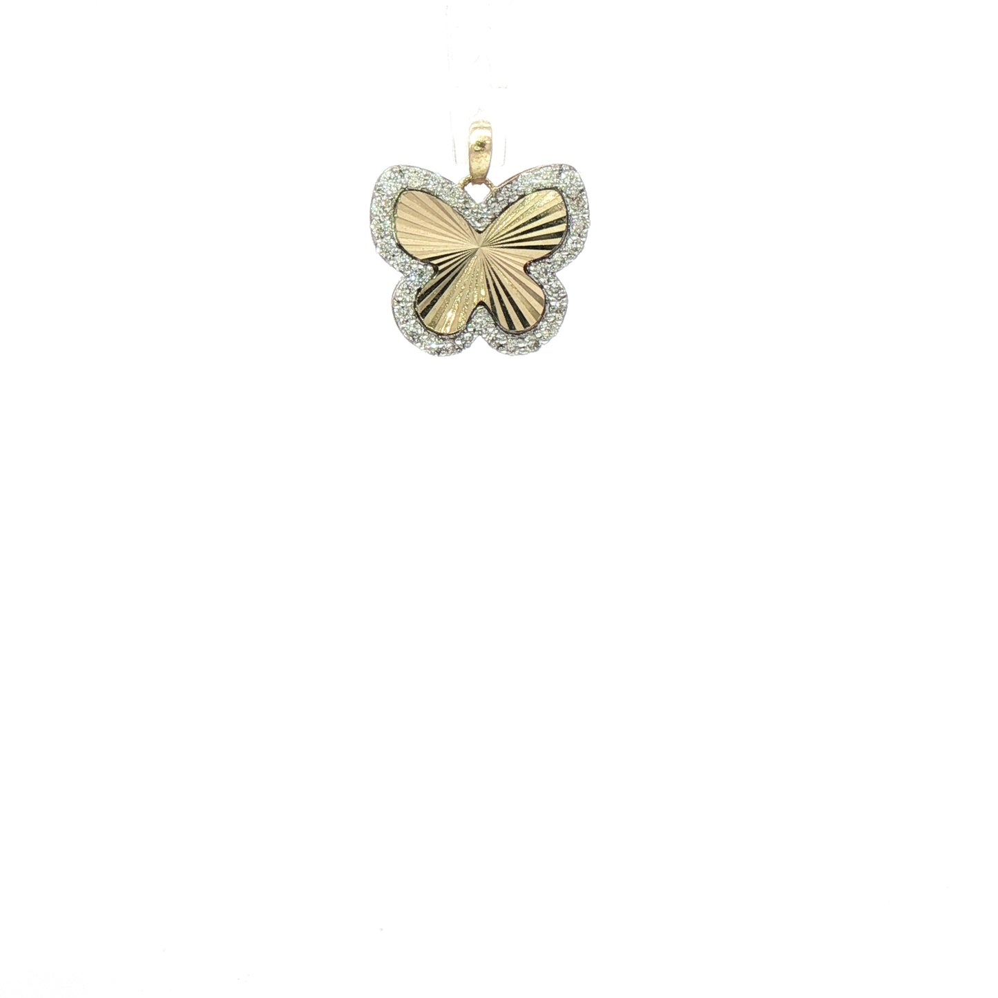 FASHION BUTTERFLY REAL DIAMONDS PENDANT