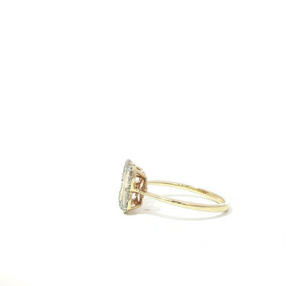 FASHION BUTTERFLY REAL DIAMOMDS RING