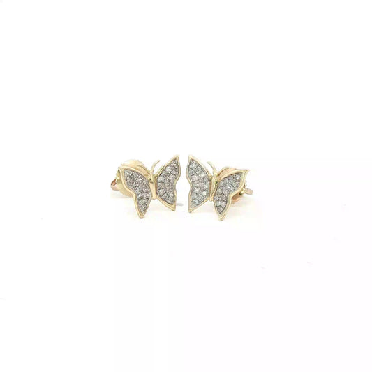 BUTTERFLY REAL DIAMONDS EARRINGS