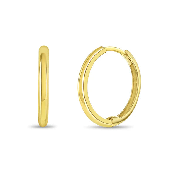 Tiny Hoop Toddler Earrings