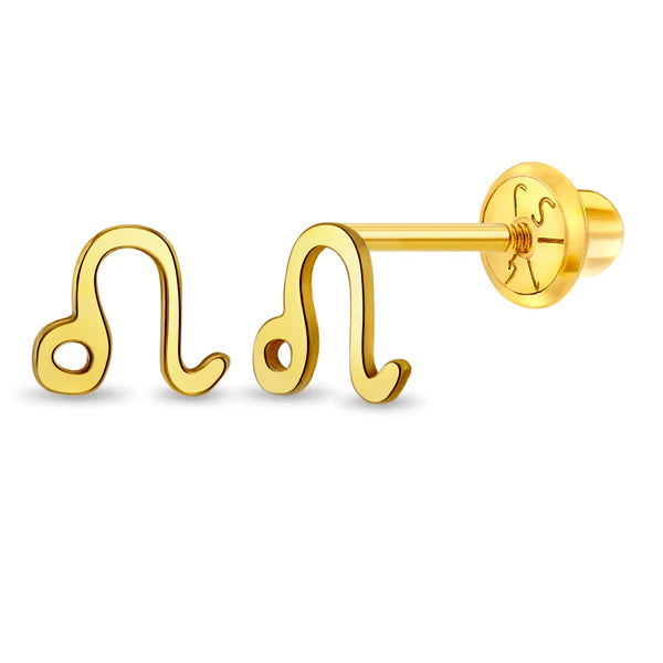 Zodiac Sign Baby 14KT earring