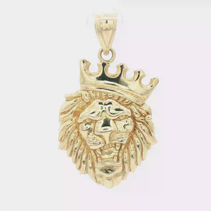 LION WITH KING CROWN