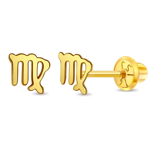 Zodiac Sign Baby 14KT earring